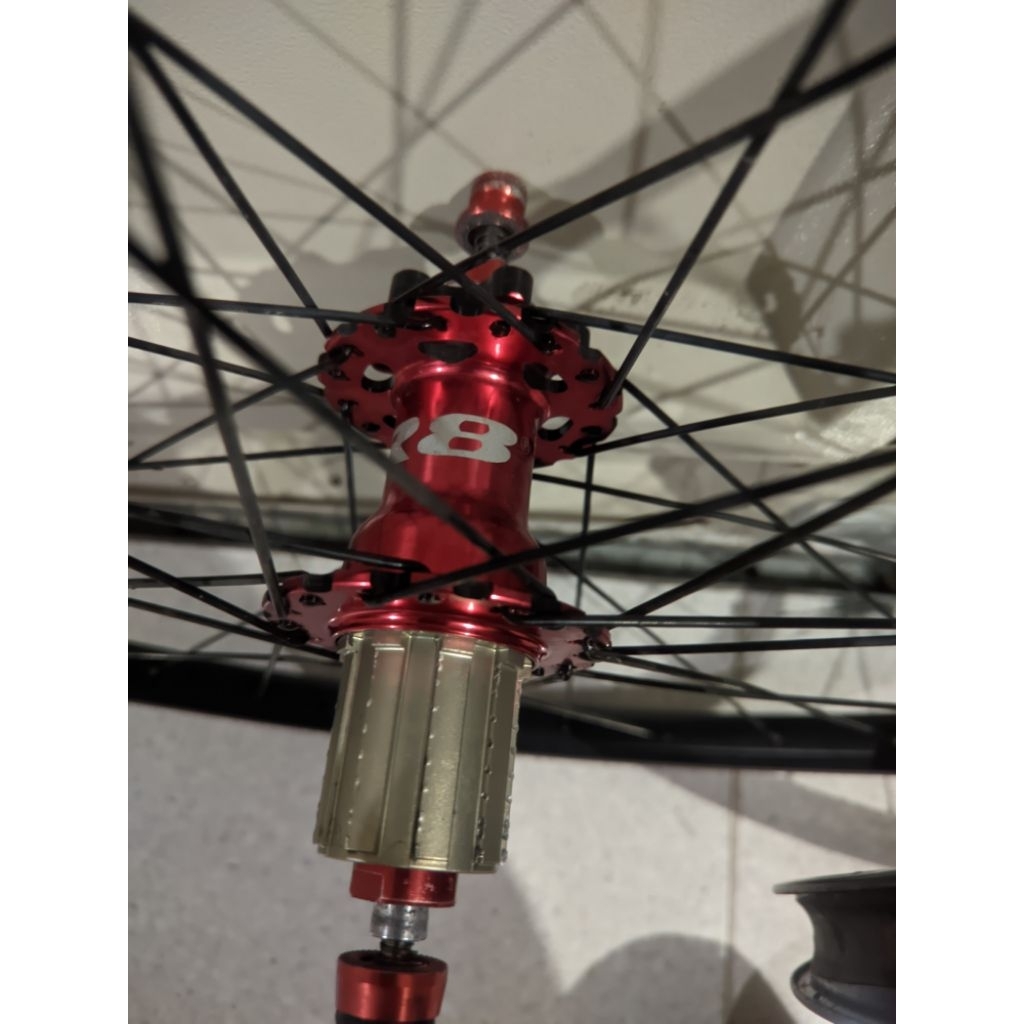 whellset sepeda freehub xlr8 + velg discbull rigida ukuran 27.5