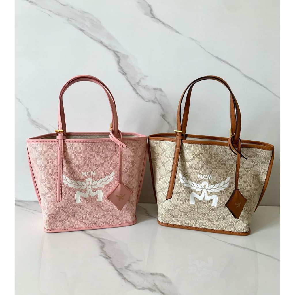 MCM Mini Himmel Lauretos Tote Bag