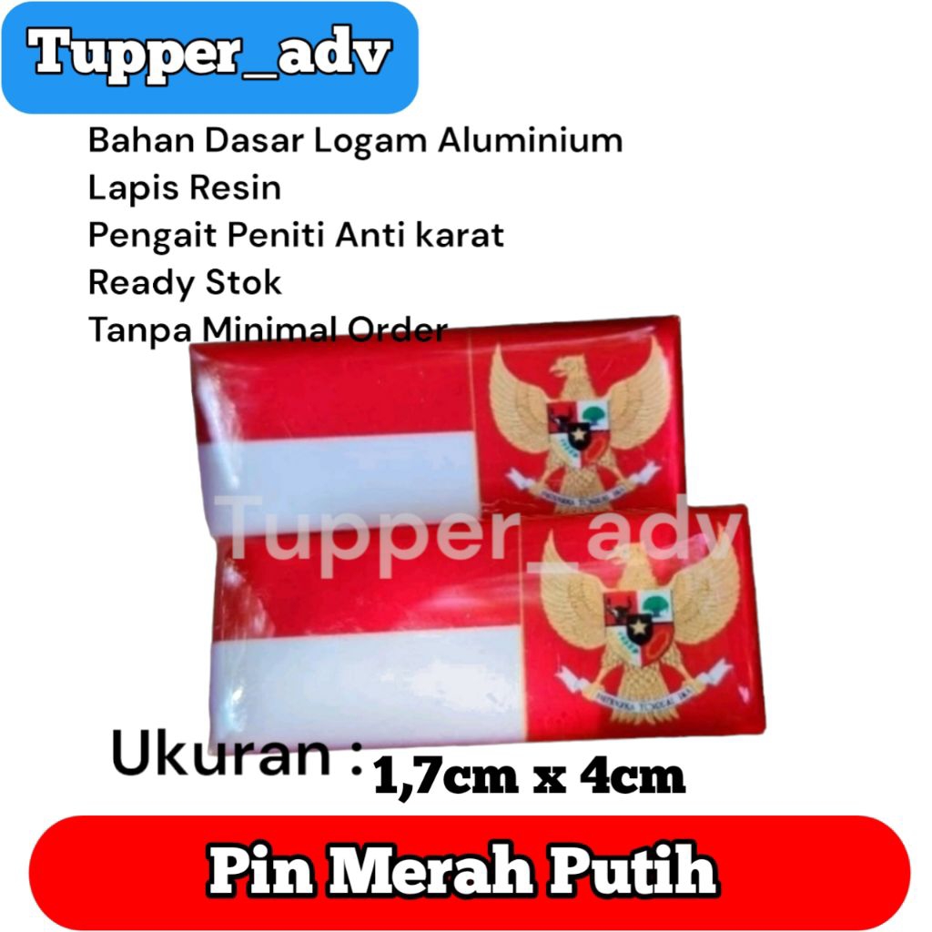Pin MPG MERAH / Pin Bros Merah Putih / Pin MPG Garuda Paskibra / Pin LK Paskibra / Pin Merah Putih G