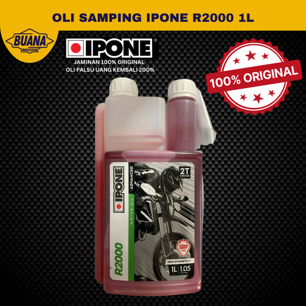 Oli Samping Ipone R2000 Motor 2Tak ORIGINAL 100%