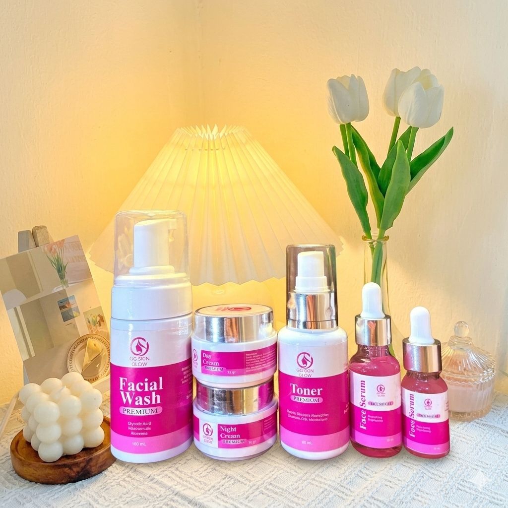 GG GLOW SKINCARE PAKET PREMIUM KEMASAN BARU