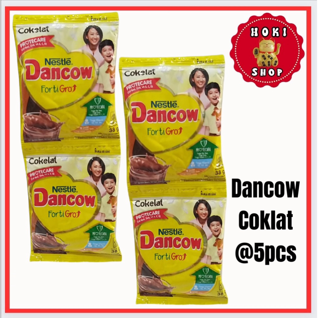 Susu Dancow Coklat per - 5pcs @38g/ Dancow Sachet / Dancow Coklat Sachet / Susu Dancow