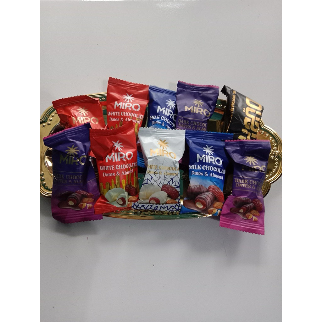 Cokelat kurma almond Kuncir Turki coklat arab lilit turki kemasan 250 gram oleh oleh haji umroh