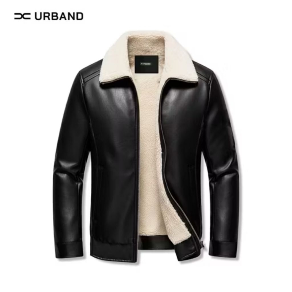 x urband absolute jaket varsity leather iner sherpa A570