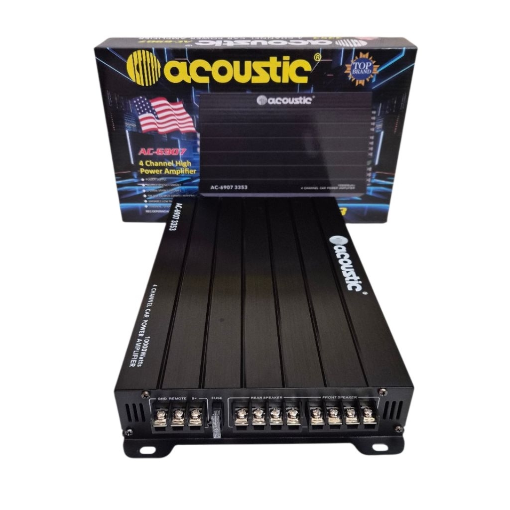 Power amplifier 4 channel acoustic ac-6907 3353
