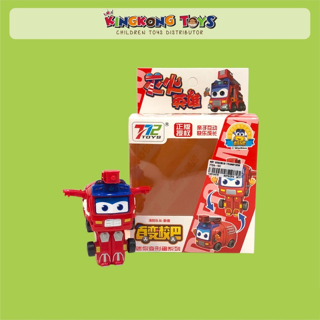 MAINAN ROBOT GOGOBUS TRANSFORM / MAINAN MOBIL YANG BISA BERUBAH MENJADI ROBOT/ MAINAN EDUKATIF / MAI