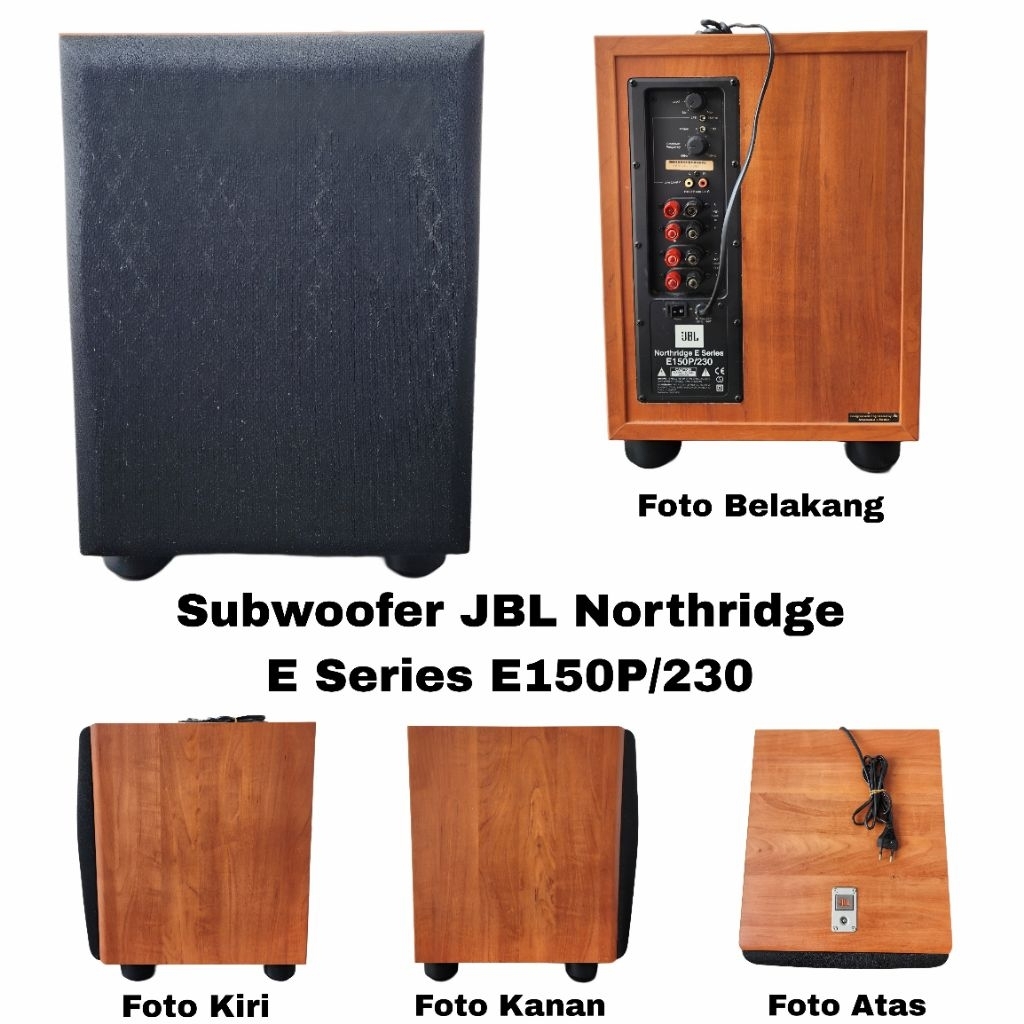 Subwoofer Aktif JBL Northridge E150P/230 Original 10 Inch – Bass Powerful Home Theater – Kondisi Bek