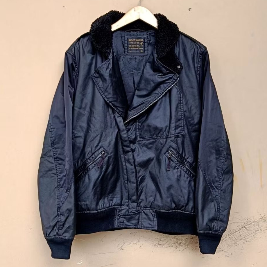 Jacket biker ramones uniqlo x kiminori morishita vintage black