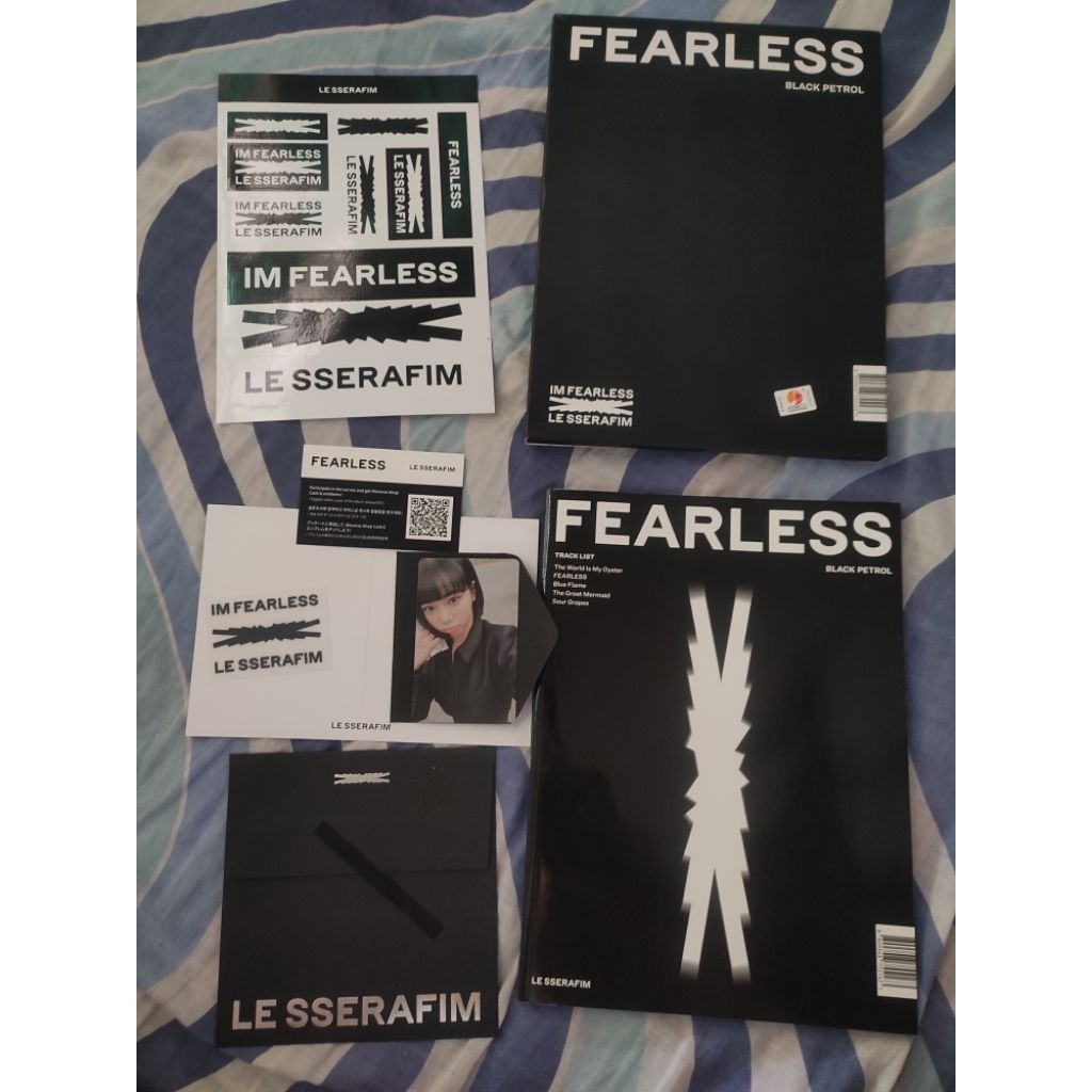 (UNSEALED) Album Lesserafim Fearless Petrol Ver.