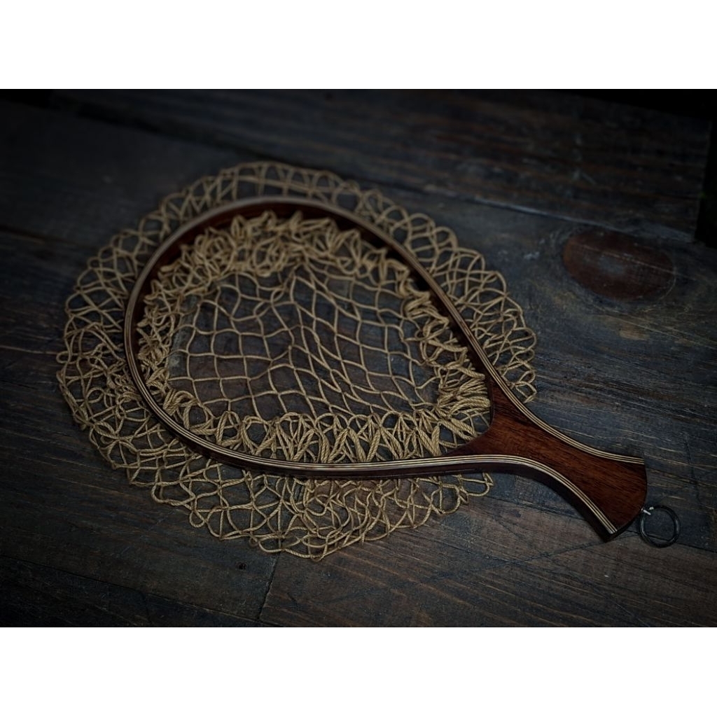 landing net stream fishing
