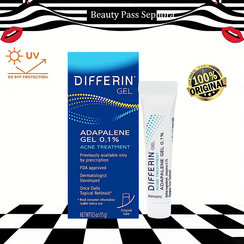 [100% original] Differin Acne Treatment Gel/Differin Adapalene Gel 0.1% Acne Treatment 15g