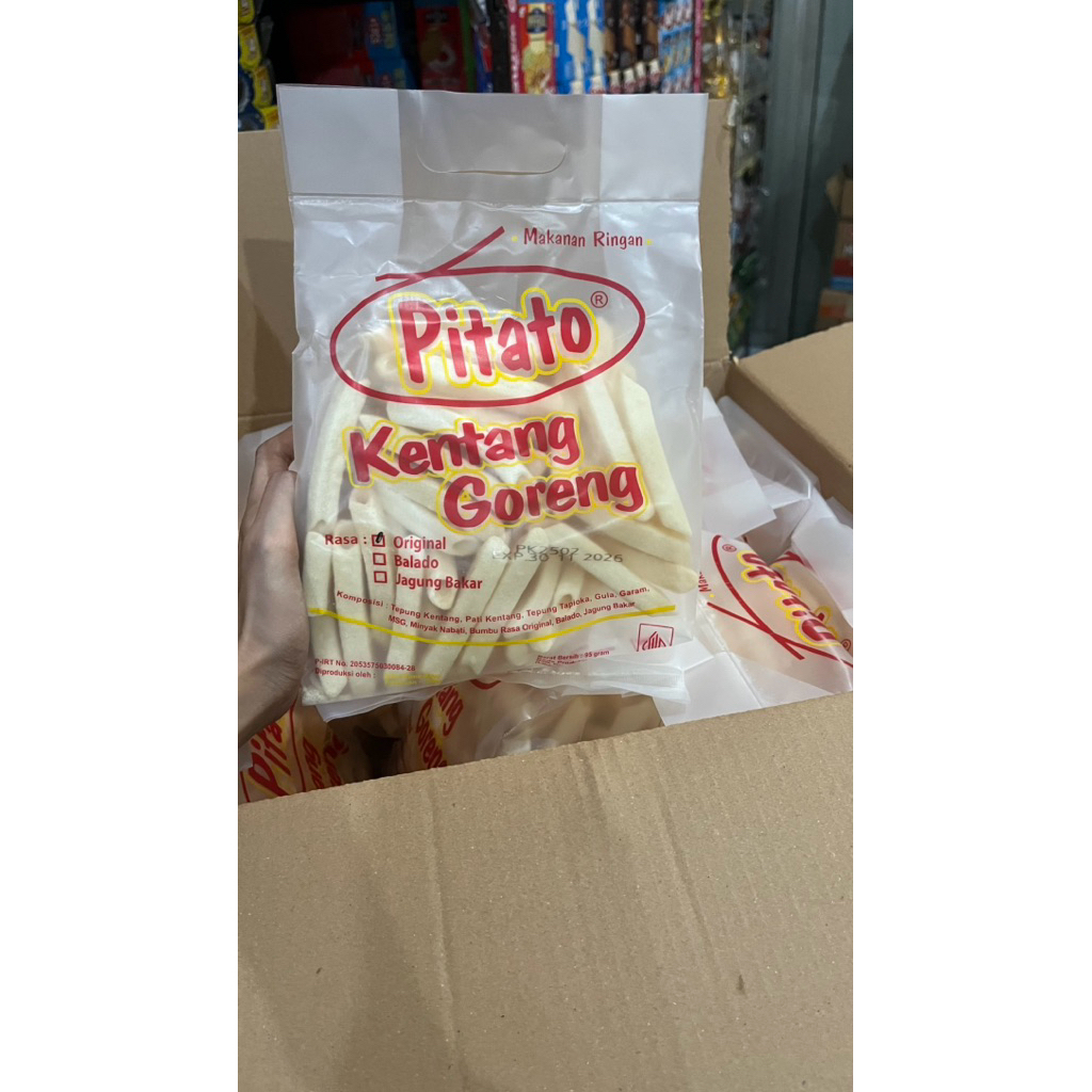 PITATO KENTANG GORENG 95gr isi 24pcs
