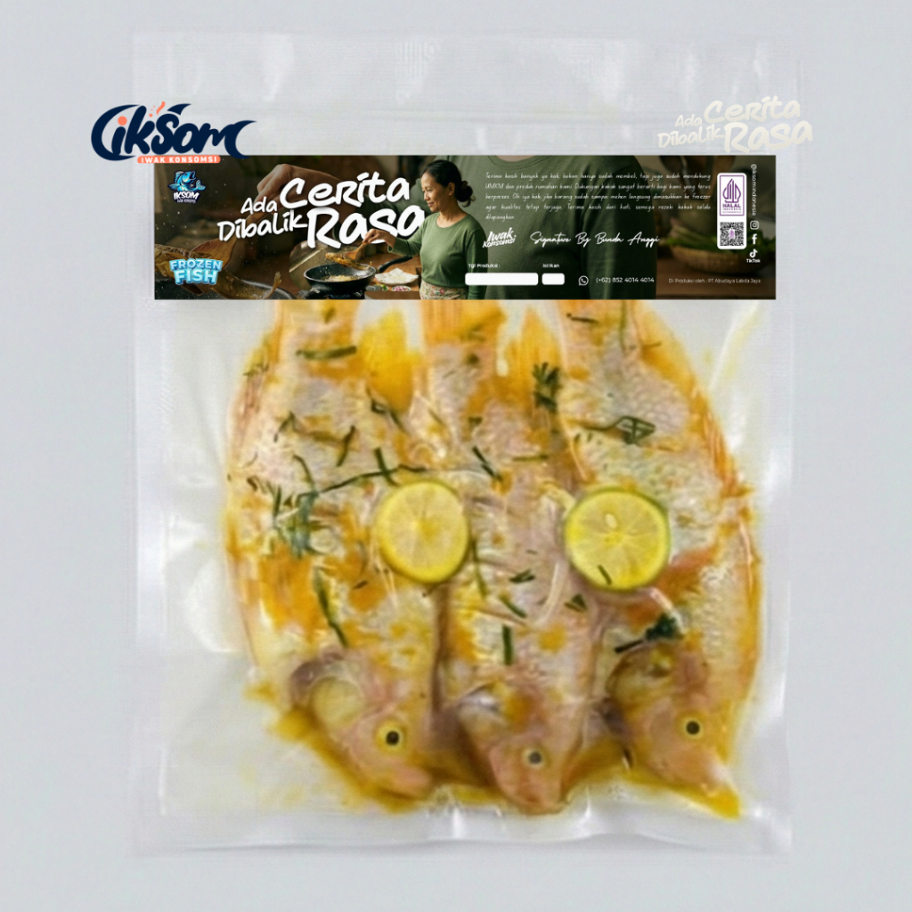 IKSOM INDONESIA - IKAN NILA BUMBU MARINASI/BUMBU BAKAR