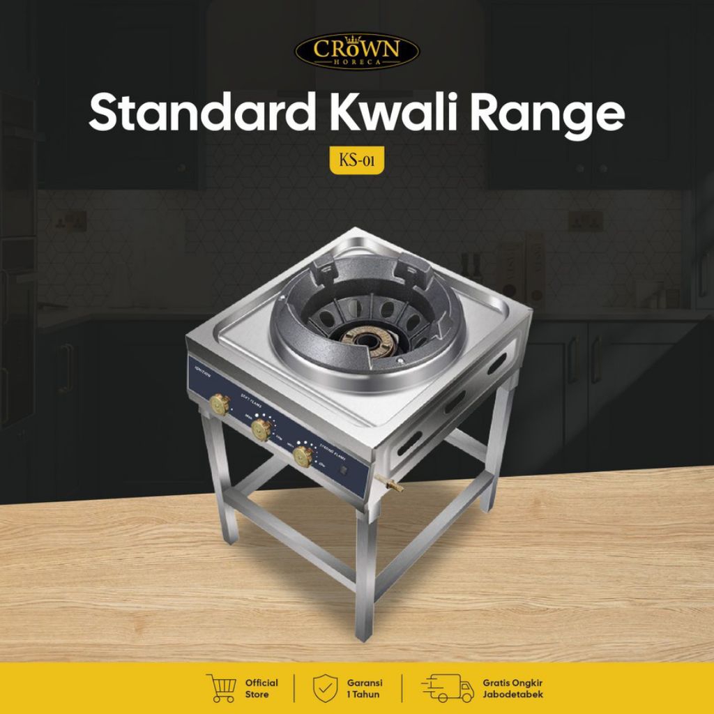 Gas Kwali Range 1 Tungku (High Pressure) KS-01