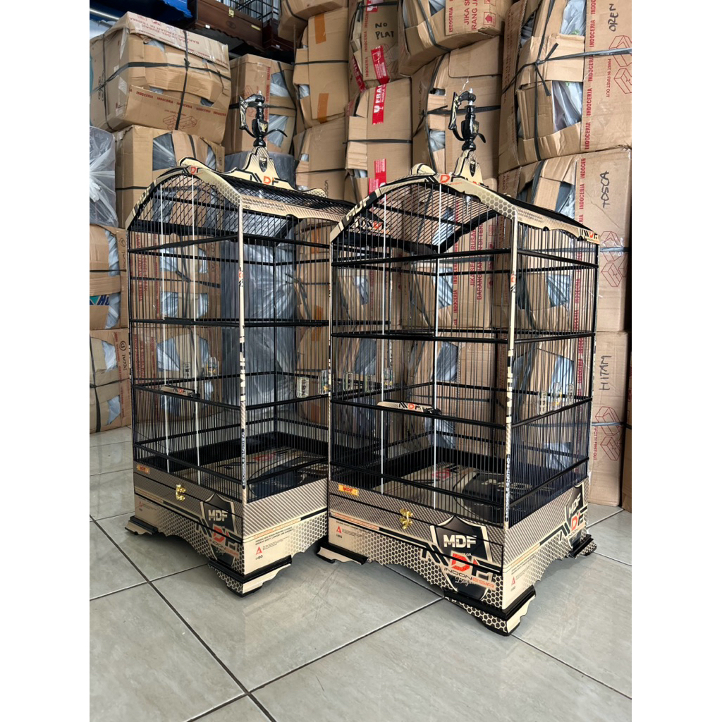 Sangkar Kosan Decal MDF Ruji Fiber