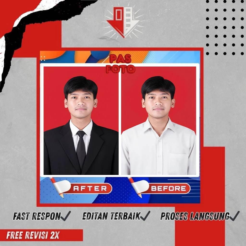 Edit foto / Edit pas foto / Edit Background / Edit Baju Jas / Edit Jilbab / Edit Foto Pernikahan / E