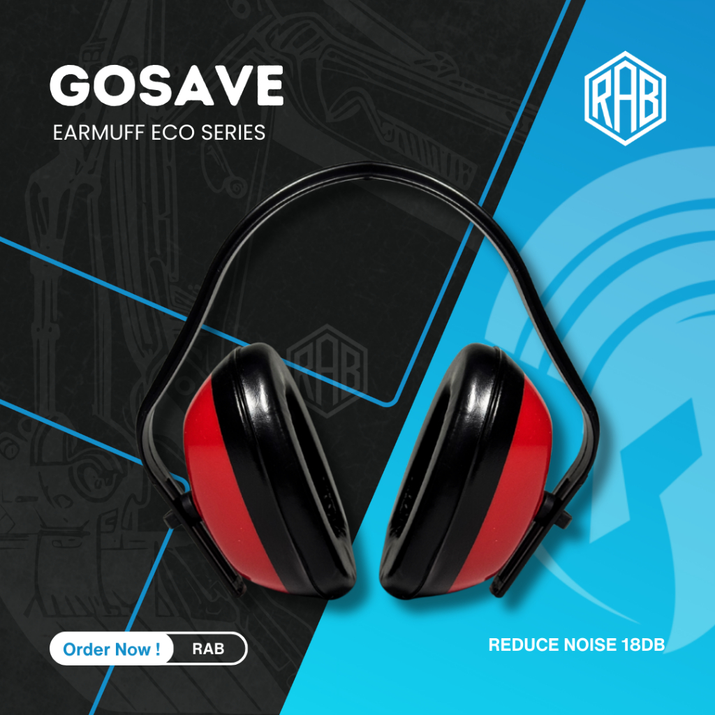 Ear Muff Eco Series Pelindung Telinga Reduksi Suara GOSAVE