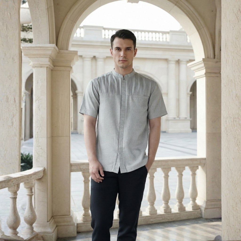 Shafira | Wesley Menswear | Koko Tangan Panjang Pria Premium