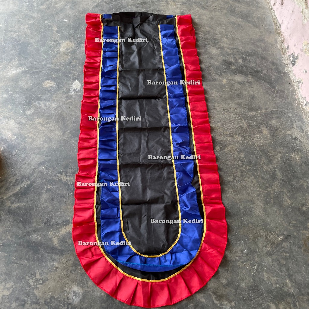 Barongan Kediri Kemul Barongan Anak SD Pentas Dewasa Warna Biru Hitam Merah Kuning Hijau 2 Shap