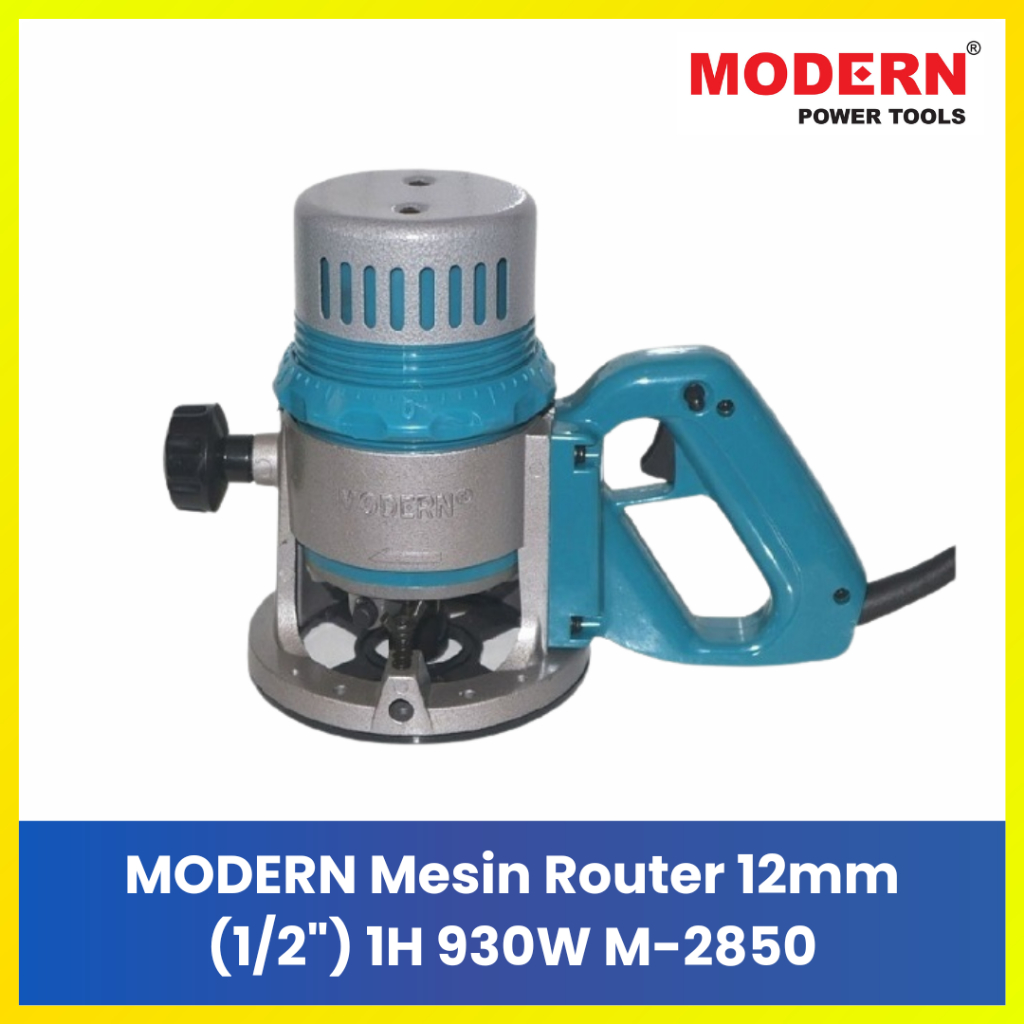 MODERN M-2850 Mesin Gergaji Profil Kayu Router 12mm - Alat Tukang Kayu Profesional