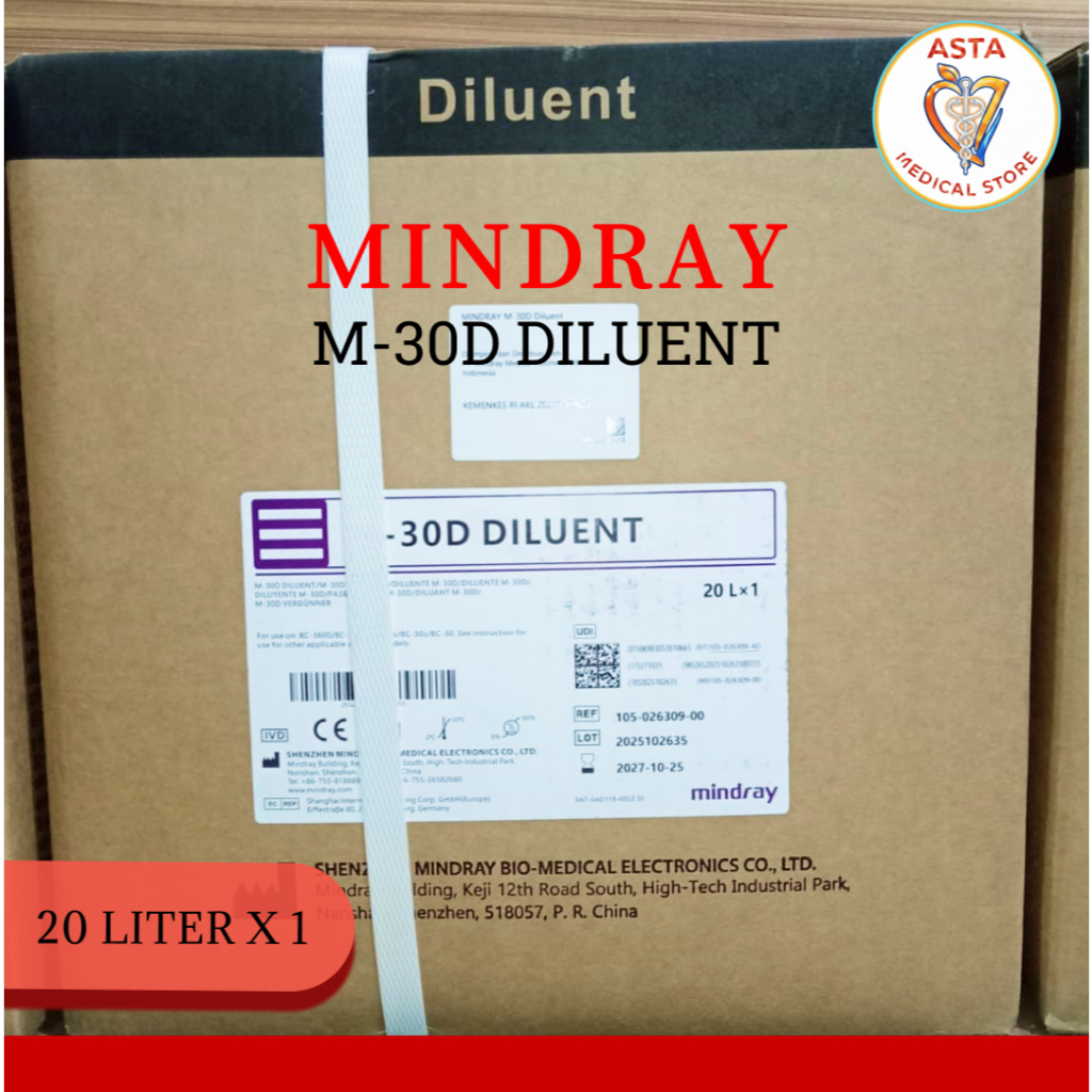 MINDRAY Diluent Hematology M30 20L-diluent 20 Liter