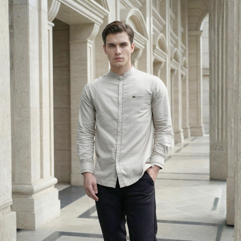 Shafira | Adrien Menswear | Koko Tangan Panjang Pria Premium