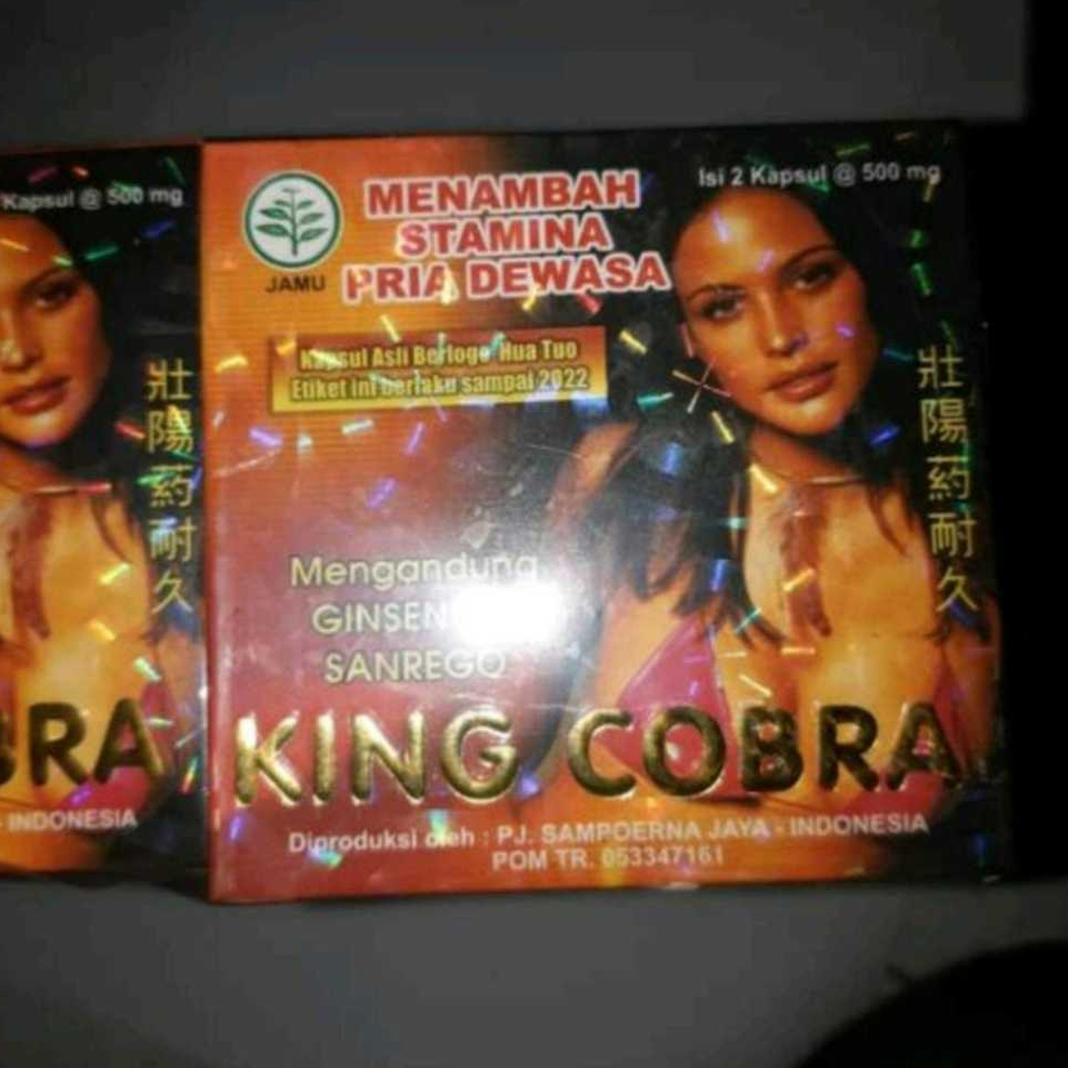 Kapsul King Cobra Obat Kuat Pria Dewasa - Meningkatkan Gairah dan Stamina