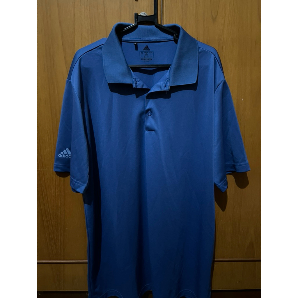 [PRELOVED] Adidas Polo Shirt Laki Blue size 2XL XXL