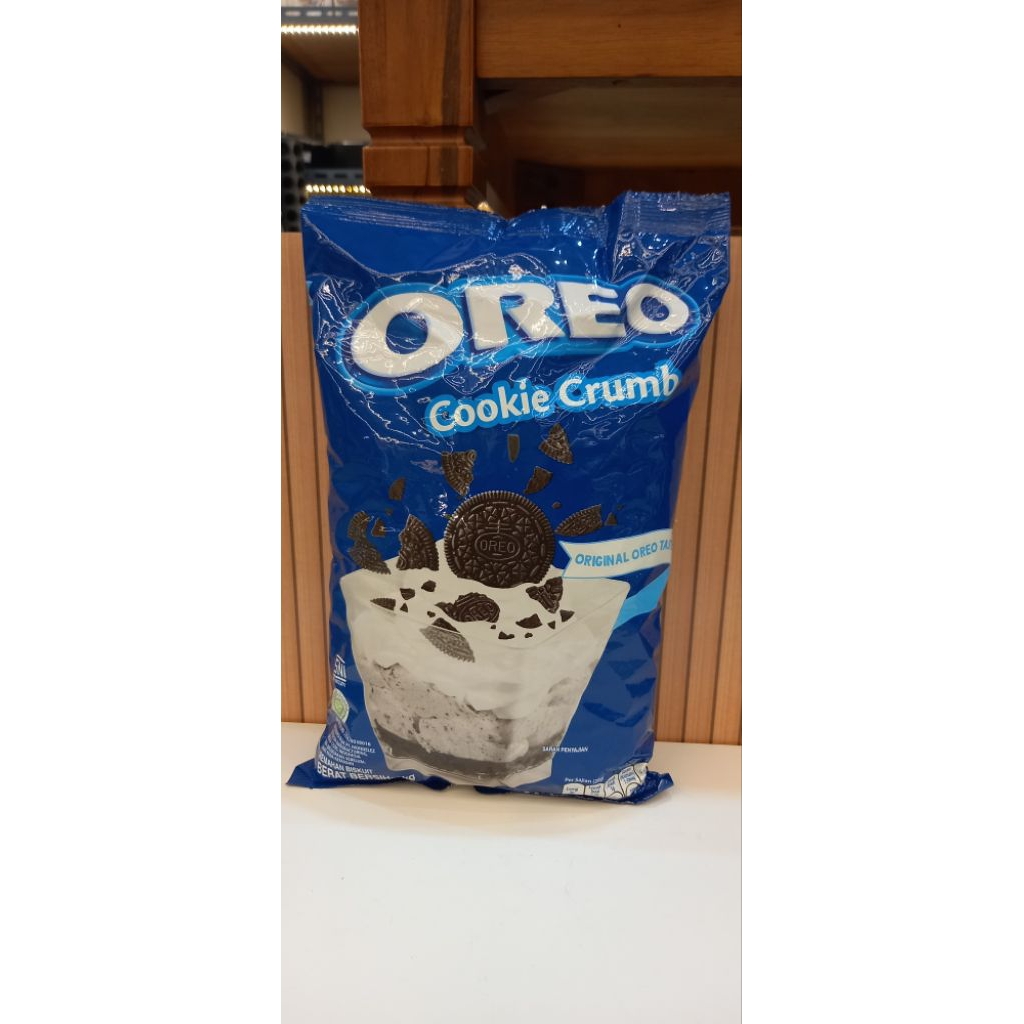 Oreo Crumb Cookie 1 KG - Bubuk Kasar Biskuit Asli, Tanpa Krim, Cocok untuk Toping