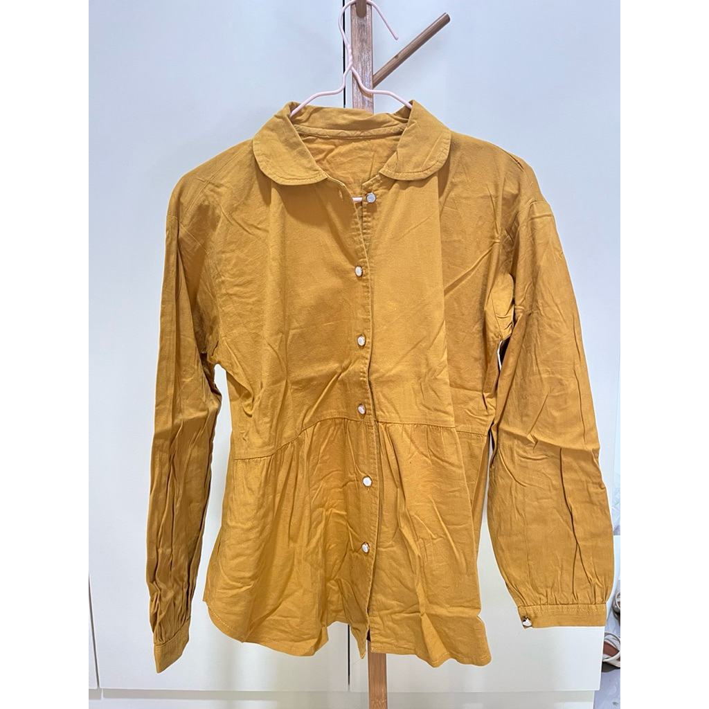 kemeja mustard