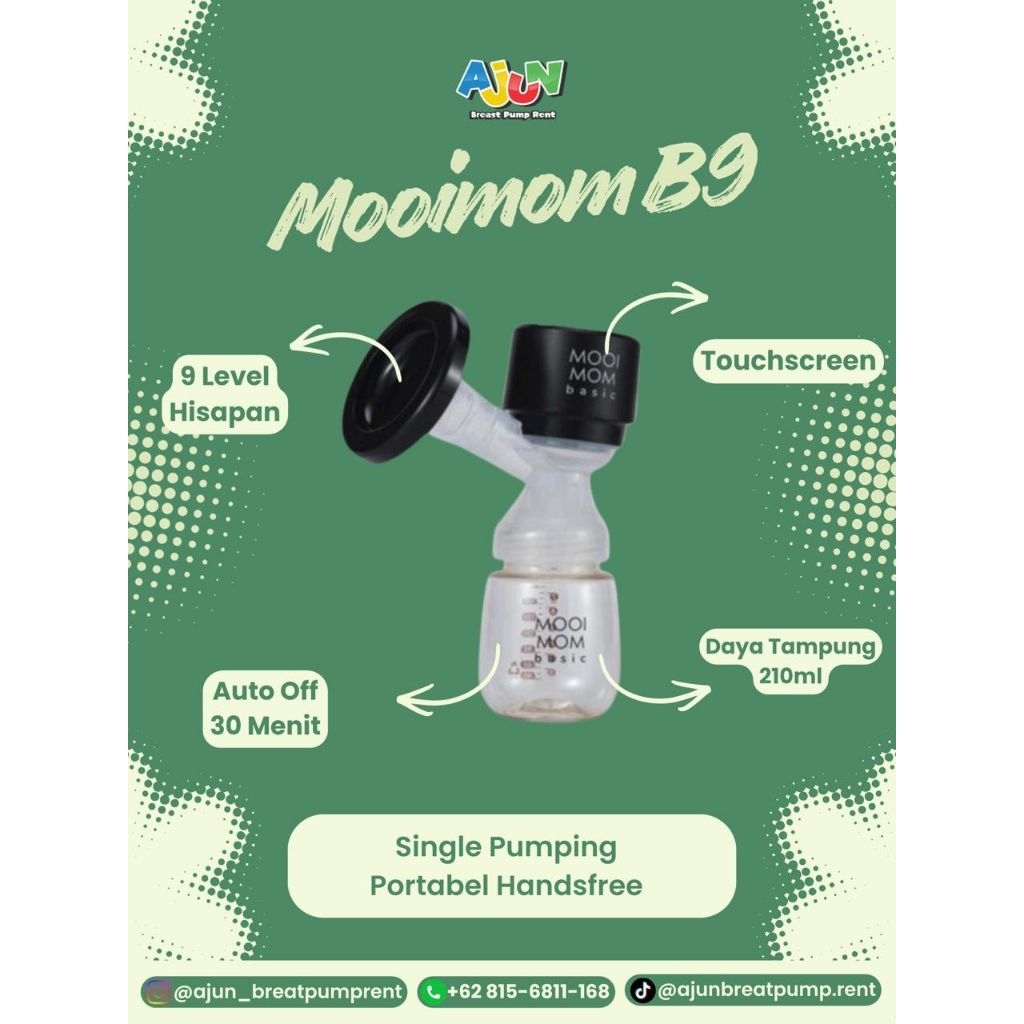 [RENTAL POMPA ASI] SEWA POMPA ASI MOOIMOM B9