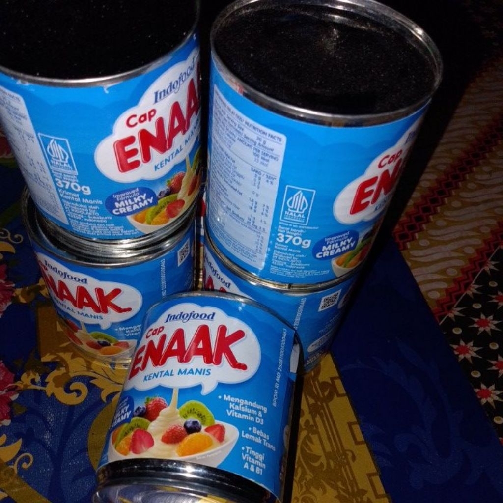 Susu Cap Enak kaleng putih INDOFOOD