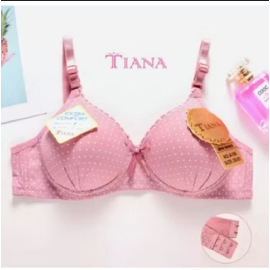 Bra Tiana tanpa kawat B 106 Bintik ukuran 36,3840,42