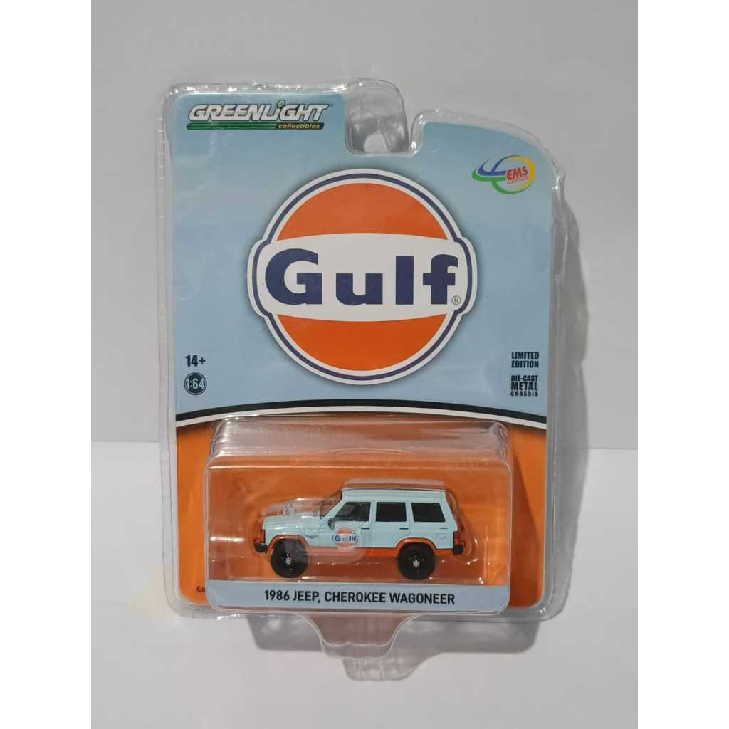 Greenlight 1986 Jeep Cherokee Wagoneer Gulf