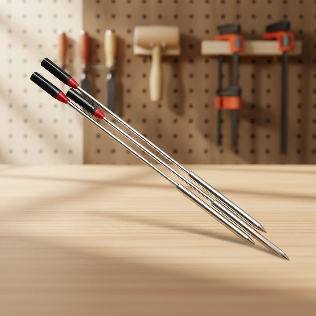 (Isi 10 Biji)  Mata Panah Ikan 6mm Mata Paser Ikan 16cm Logam