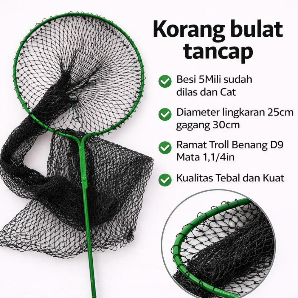 kerumbu tancap/koja ikan/korang ikan/bronjong ikan/tempat wadah ikan