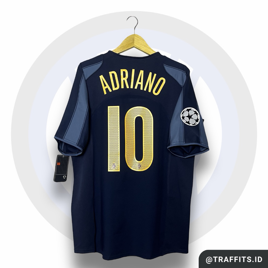 Jersey Inter Milan Third Kit 04/06 Adriano BNWT Brand New With Tag Original Size L