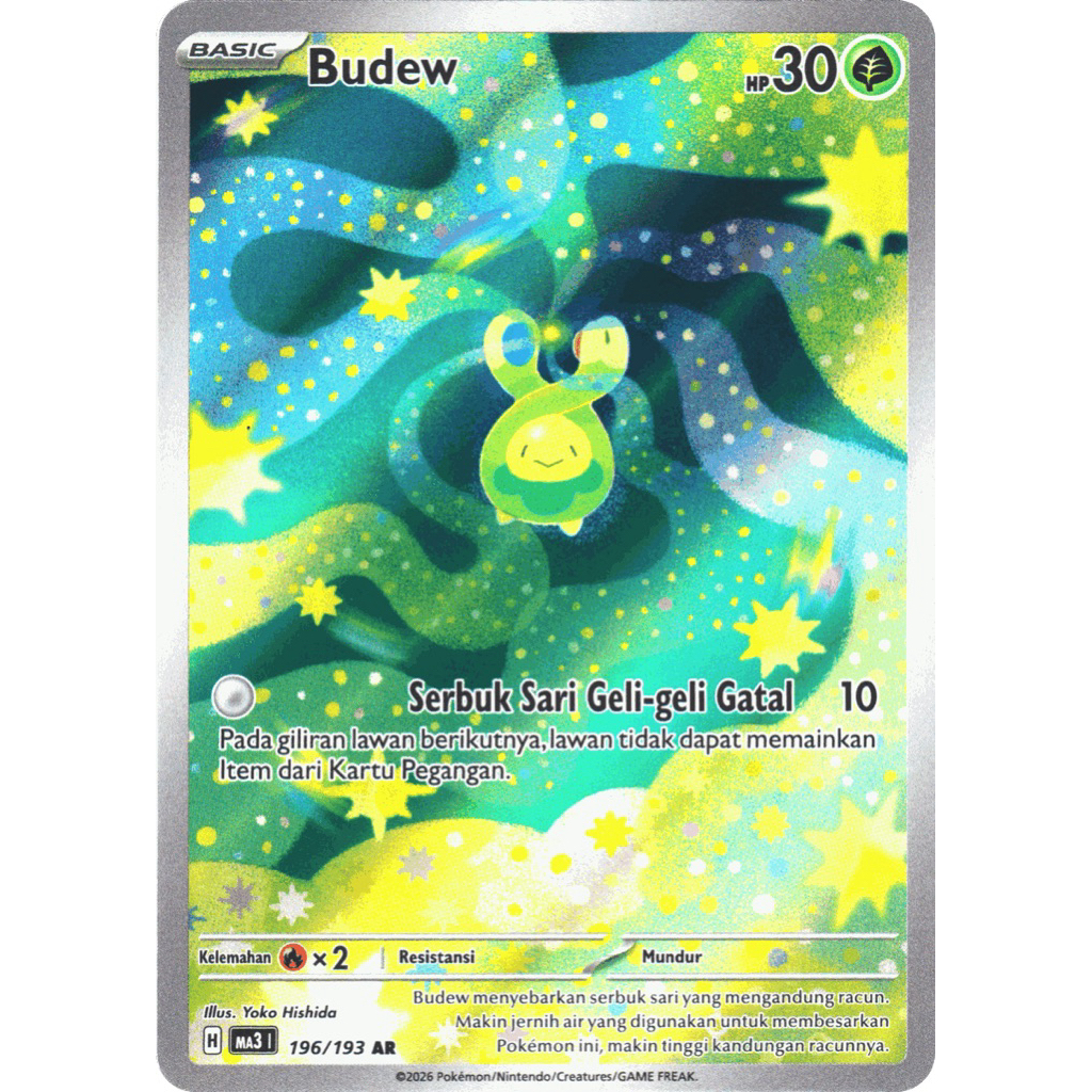 Budew (AR) card pokemon