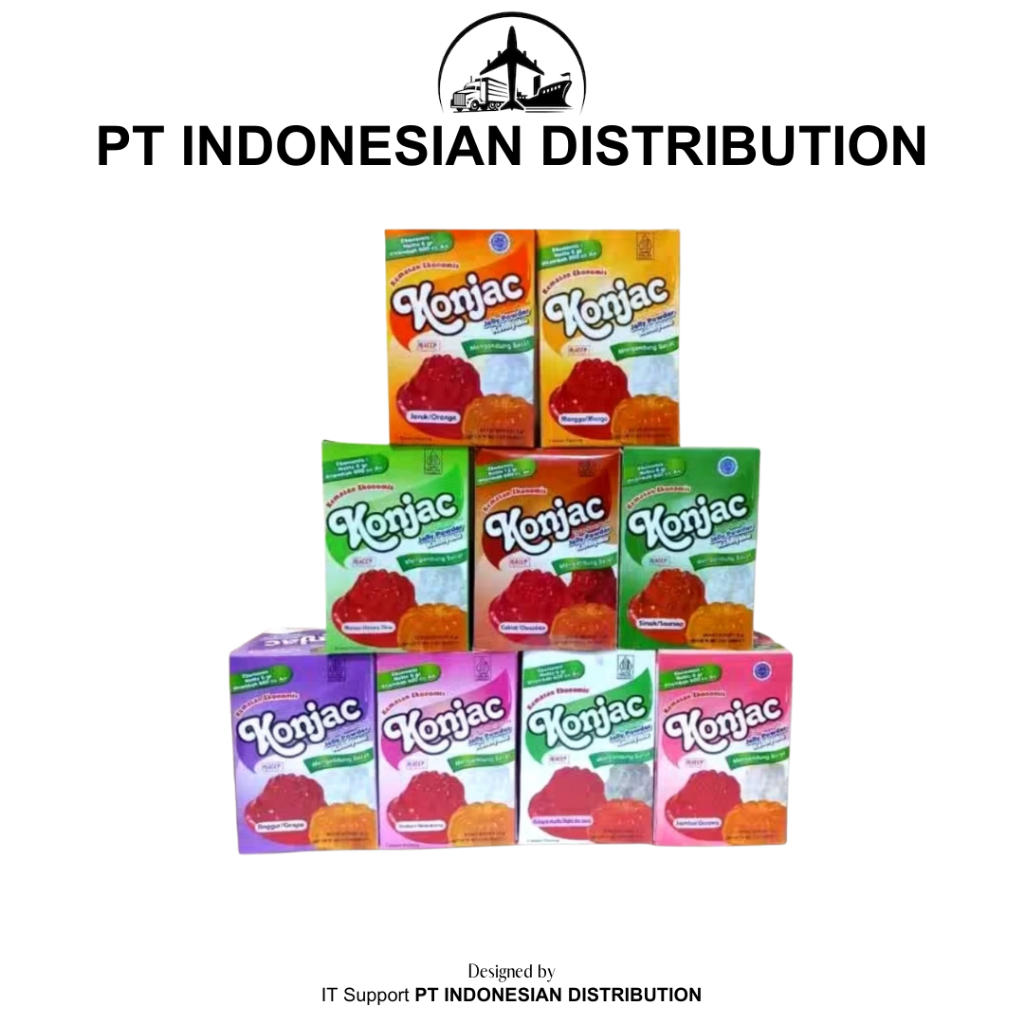 Konjac Jelly Powder 6 gr Rasa Stroberi | Mangga | Kelapa Muda | Jambu | Jeruk | Leci | Anggur | Melo