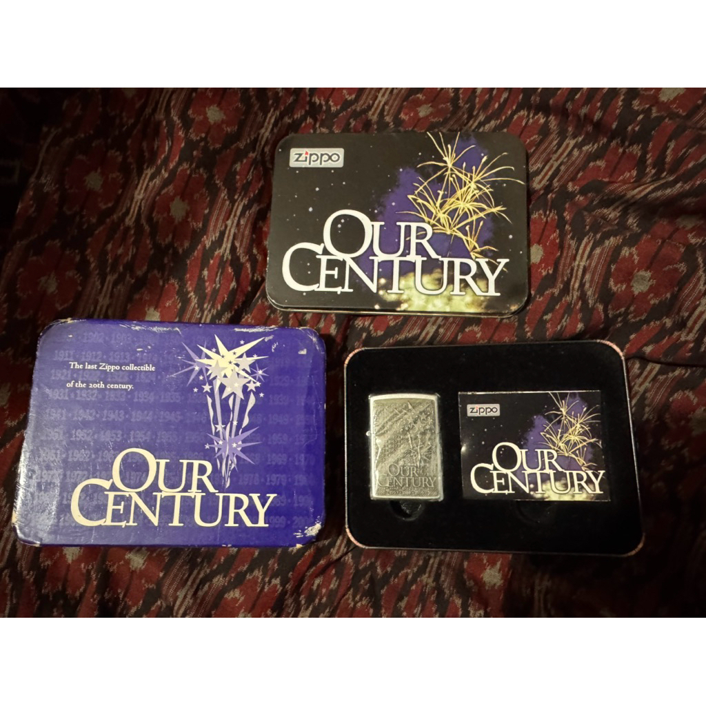 Zippo Collectible Our Century 1999 BOTTOM Romawi Nos Rare limited Edition New Original Autentic Zipp