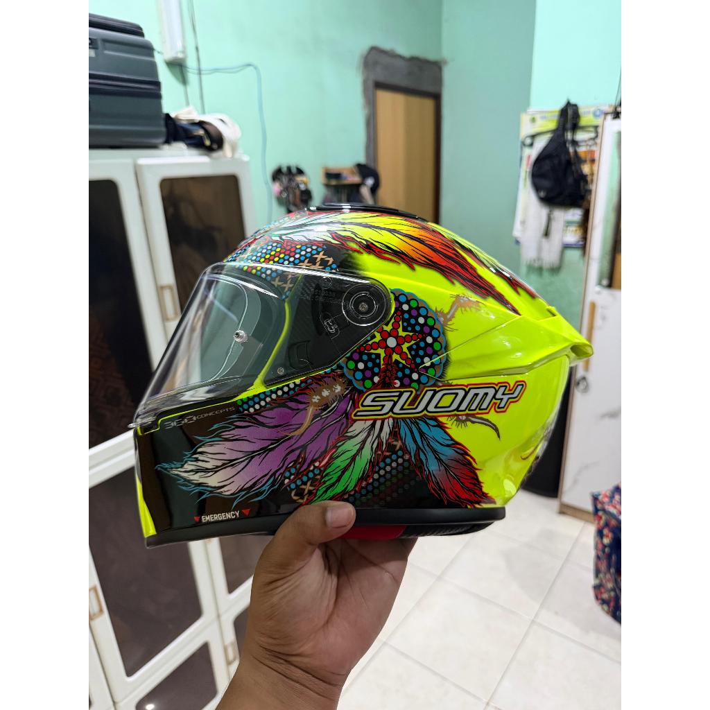 SUOMY HELM TRACK1 CHIEFTAIN MULTI | YELLOW