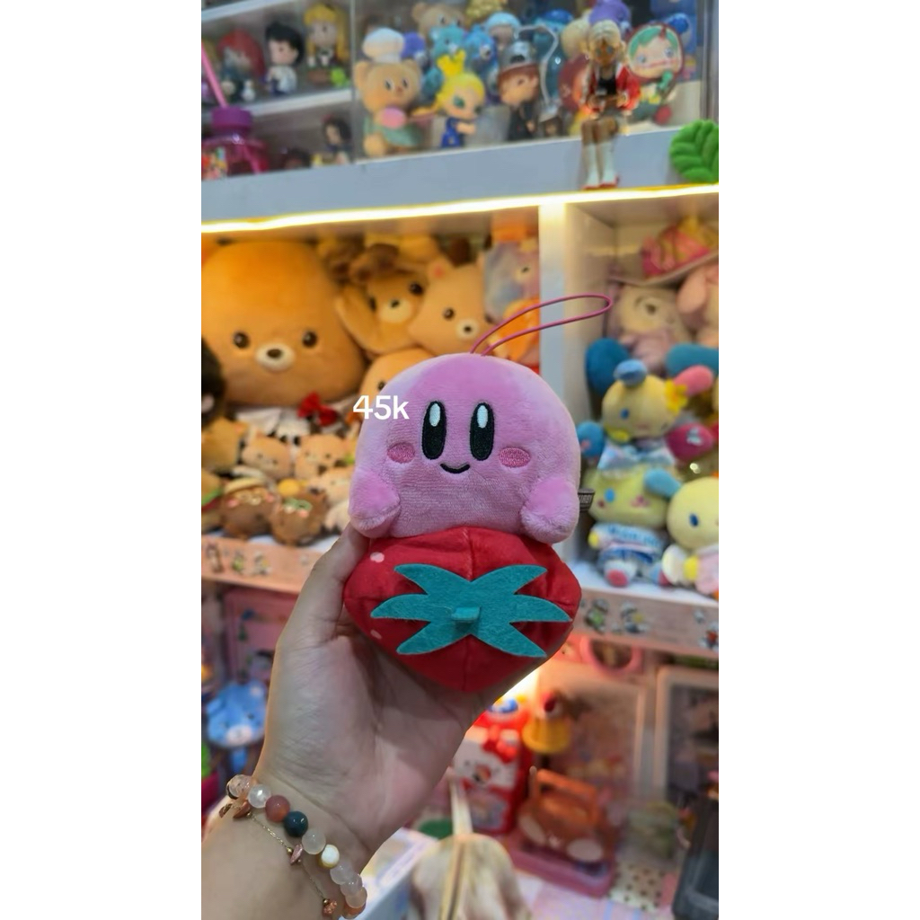 keychain doll ori kirby strawberry