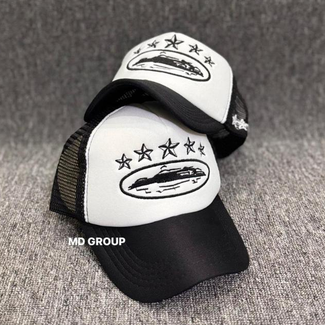 GOODFASH.ID | 303 Topi Jaring Bintang 5 Bordir Pria & Wanita / Cap Trucker Fashion Style Kalcer