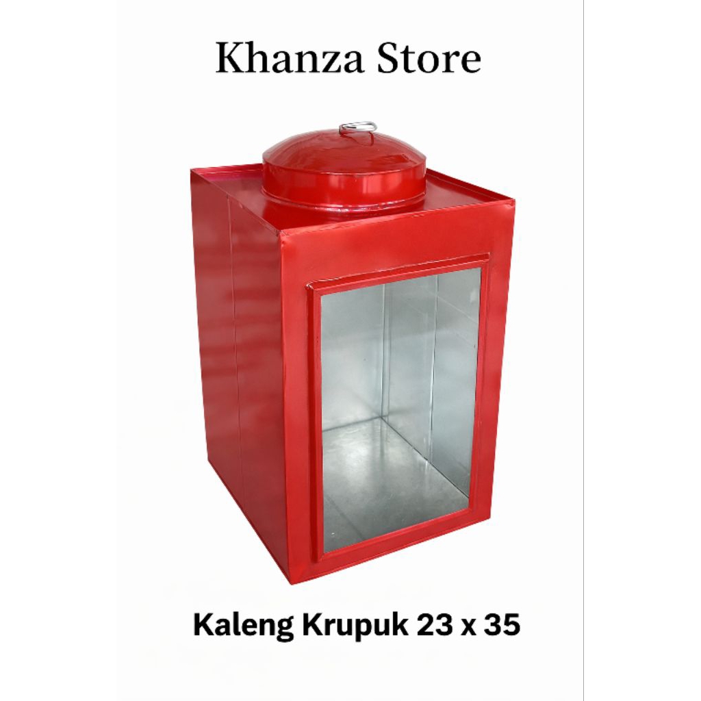 kaleng kerupuk 23 x 35 / kaleng kerupuk besar