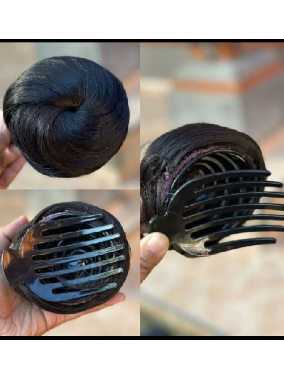sanggul moderen/sanggul donat/sanggul jepit donat/jepit rambut