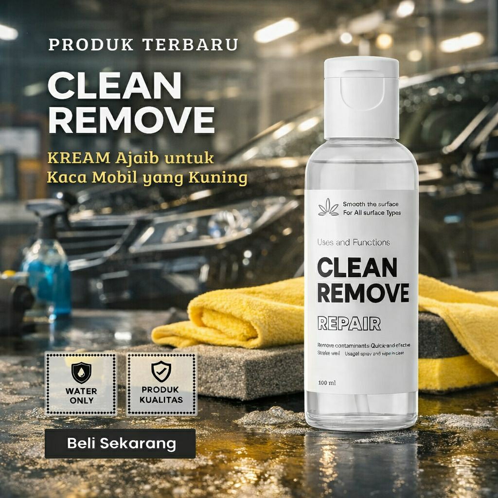 CLEAN Membersihkan Lampu Kaca Mobil Buram dan Kuning. Pembersih Kaca Mobil