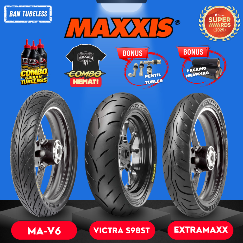[READY COD] BAN MAXXIS VICTRA  / BAN MAXXIS MA-V6 / BAN MAXXIS EXTRAMAXX ( 70/90-14 / 80/90-14 / 90/