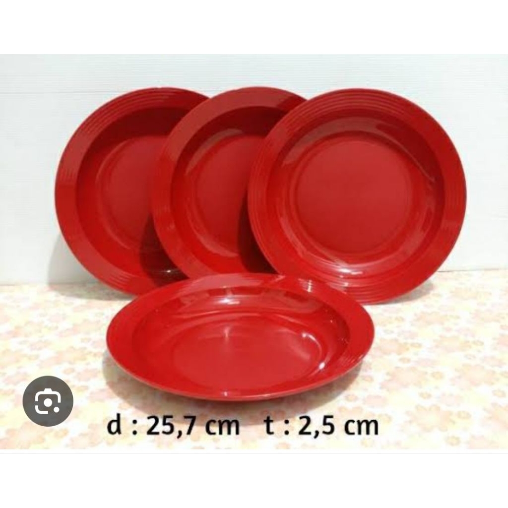 TUPPERWARE LARGE DEEP PLATE/PIRING TUPPERWARE/TUPPERWARE