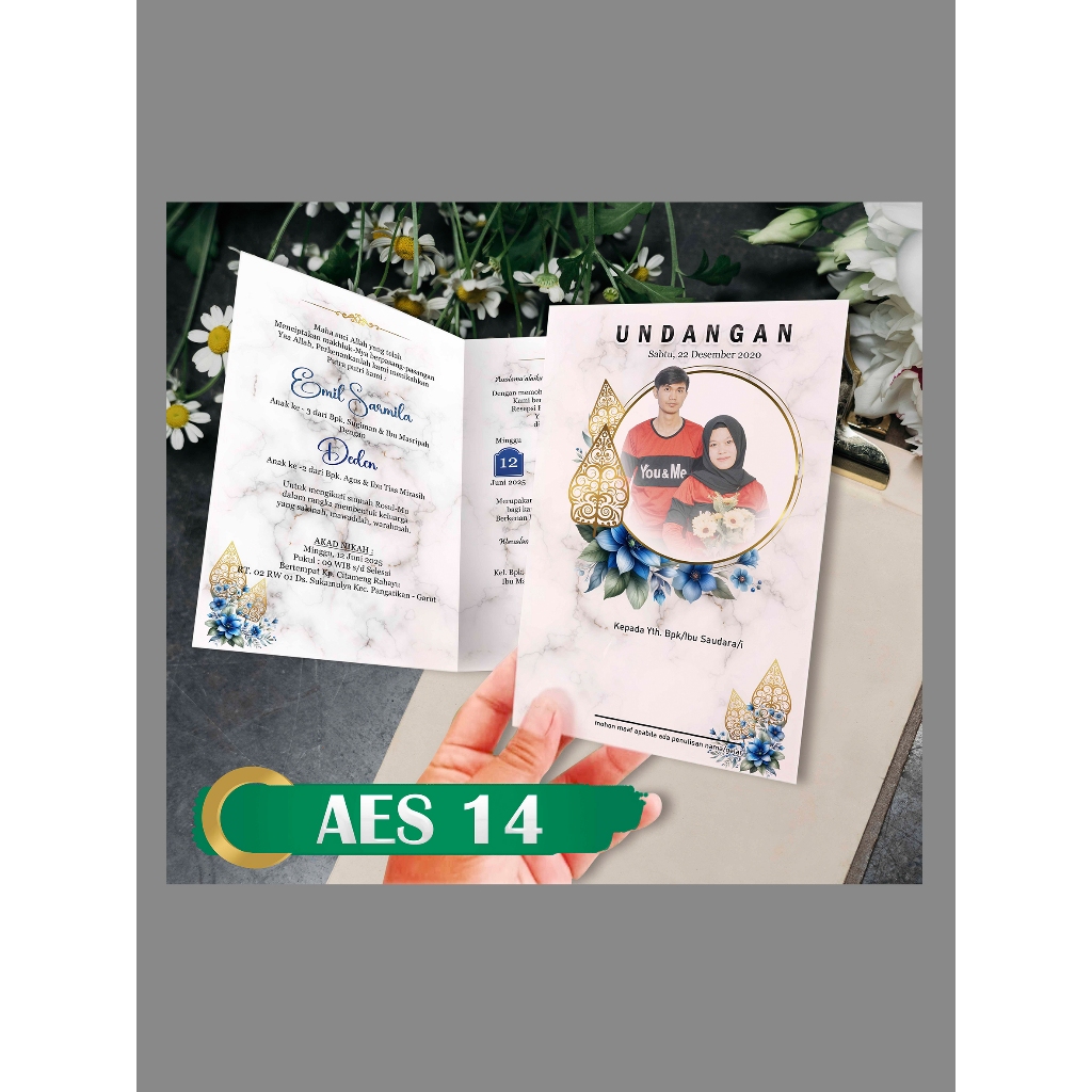 undangan nikah desain elegan - undangan wedding free foto - undangan pernikahan