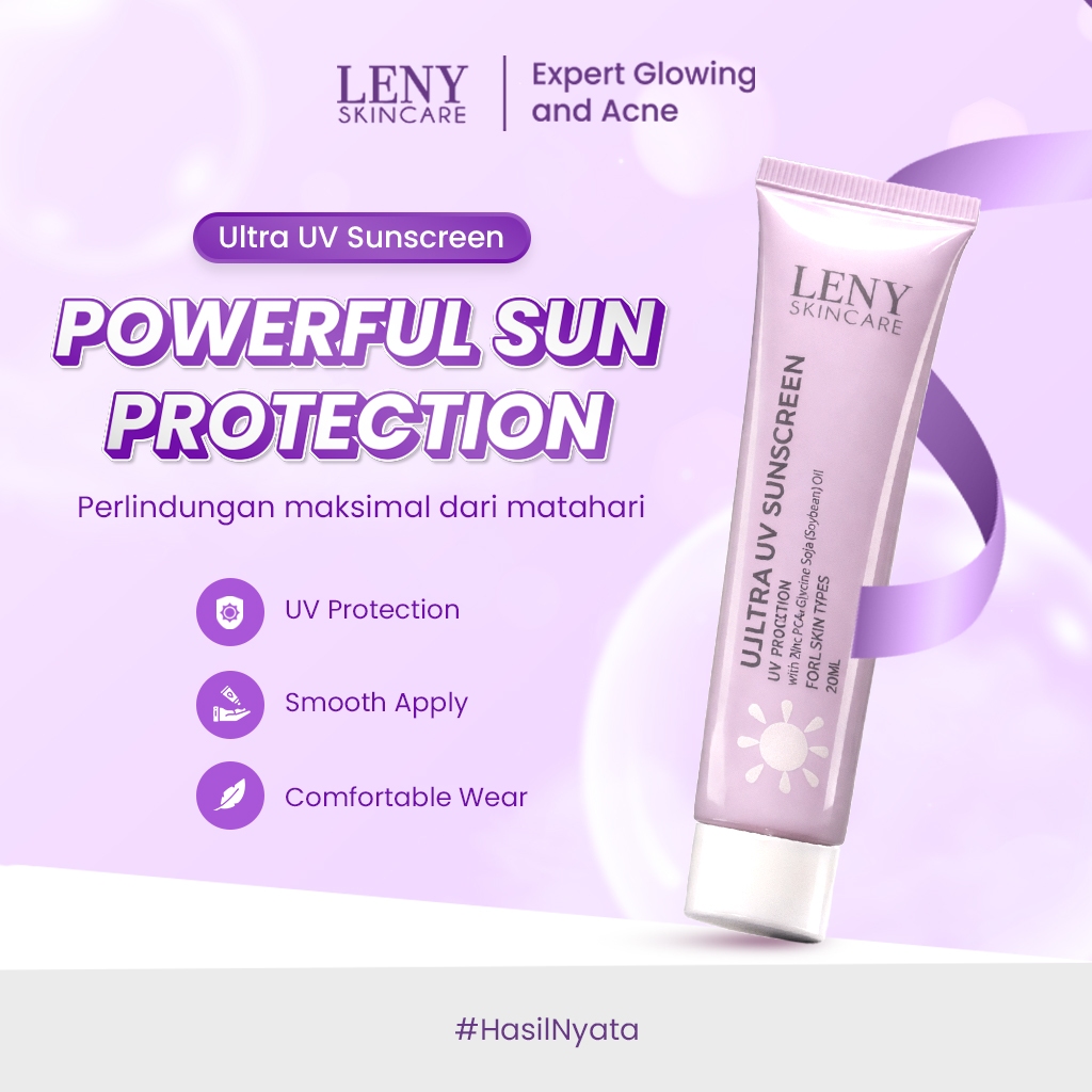 LENY SKINCARE Ultra UV Sunscreen 20 ml Tabir Surya SPF 30